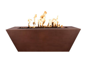 Mesa Copper Rectangle Gas Fire Pit (3 sizes available)