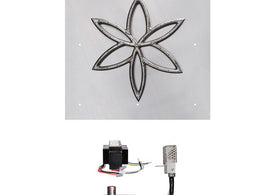 Square SS All Weather Systems with Lotus Burner-7 sizes available