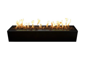 Eaves 60″ Rectangle Powder Coated Steel Gas Fire Pit