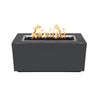 Pismo Powder Coat Steel Gas Fire Pit- Rectangle (4 sizes)