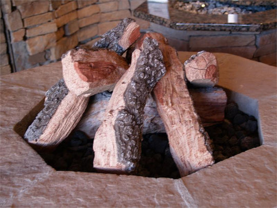 20" Split Bark Log Set