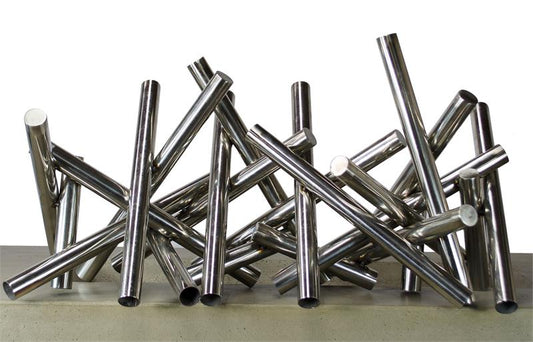 The Outdoor Plus Stainless Steel Double Fire Logs