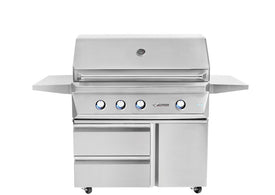 Twin Eagles 42” Gas Grill on Cart with Storage Drawers