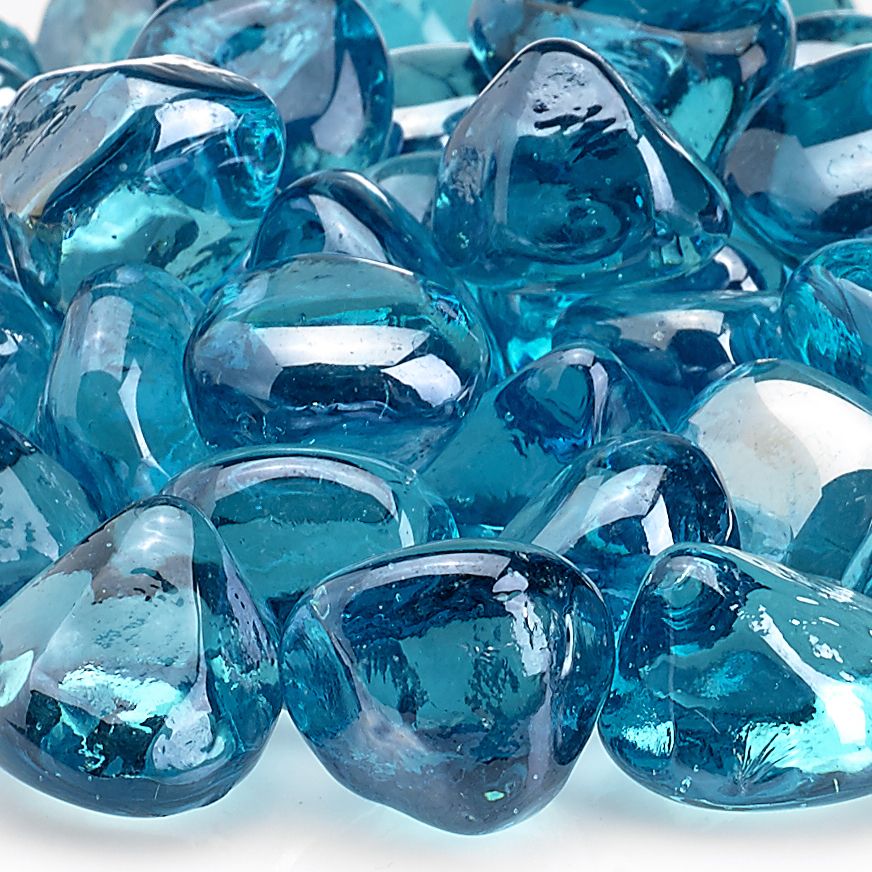 Zircon Powder Blue Luster Fire Glass