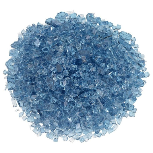 Pacific Blue Fire Glass 1/4"