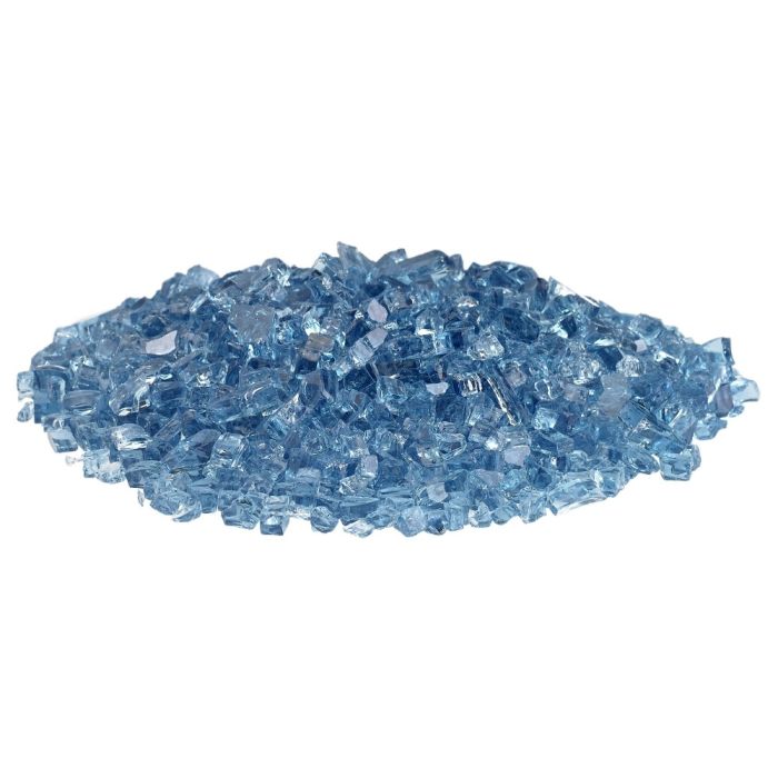 Pacific Blue Fire Glass 1/4"