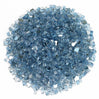 Pacific Blue Reflective Fire Glass 1/4"