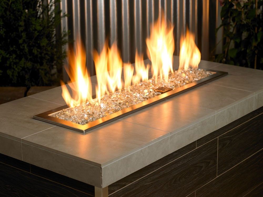 Fire Glass Platinum Reflective Fire Glass 1/4