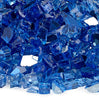 Cobalt Blue Reflective Fire Glass 1/4"
