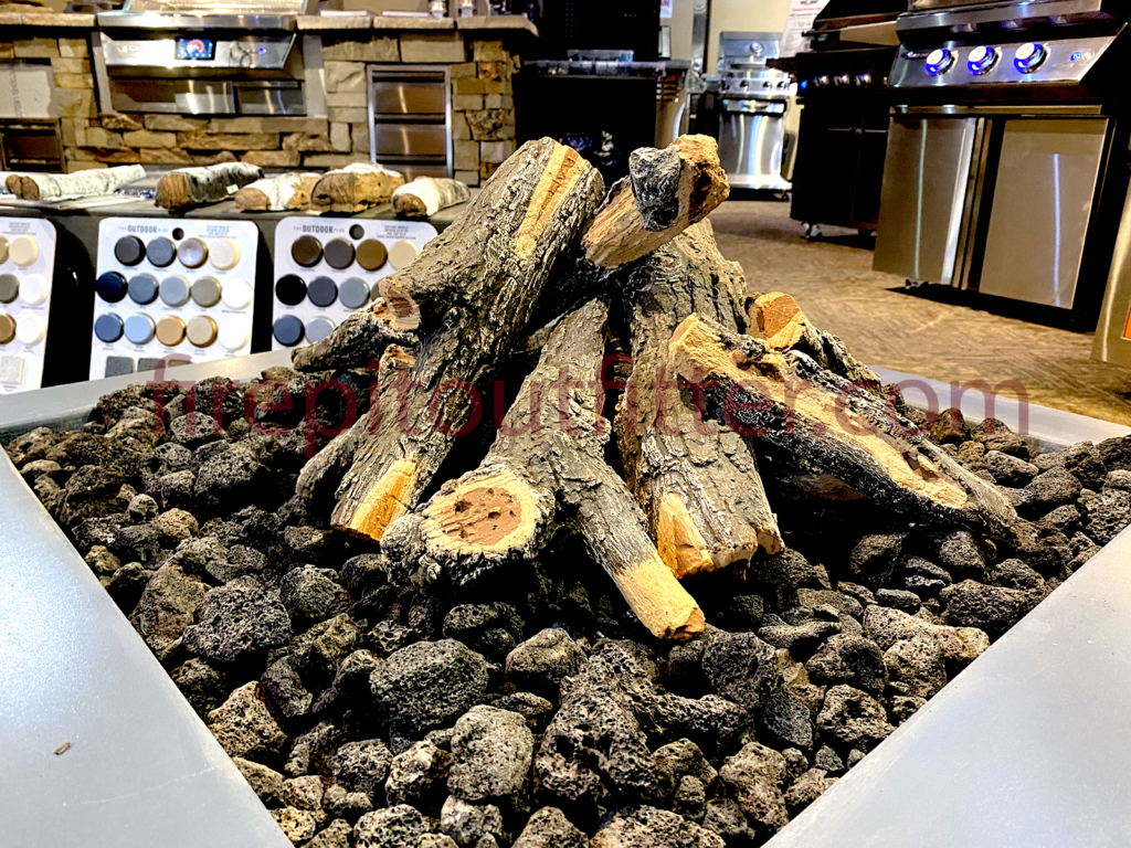 9 Piece 18" - 24" Arizona Weathered Oak Outdoor Fire Logs