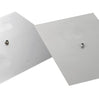 Custom Square or Rectangle Flat, Stainless Steel Burner Pan
