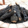 30" Charred Campfire Outdoor Log Set