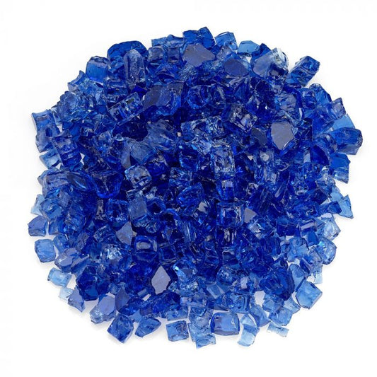 Cobalt Blue Fire Glass 1/2"