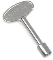 4" Chrome Valve Key