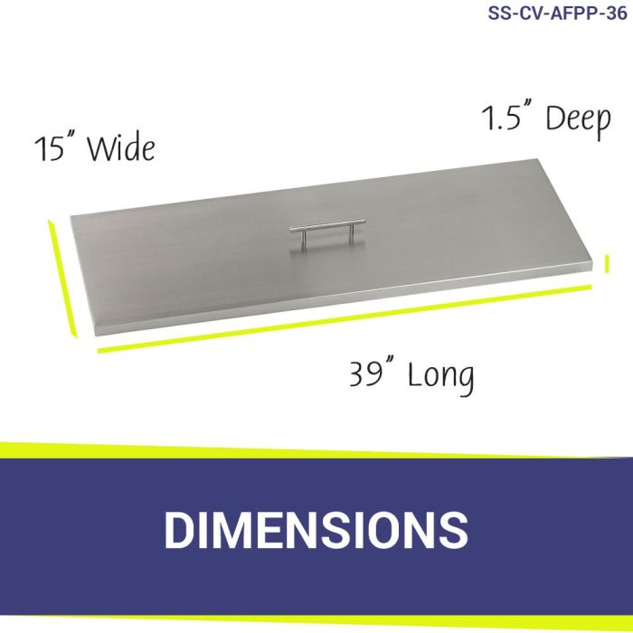 Rectangular Drop In Pan Covers- AFG