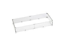 Rectangular Tempered Glass Wind Guard for 36" Pan