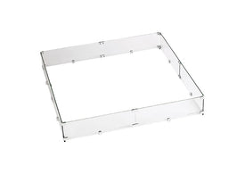 Square Tempered Glass Wind Guard for 36" Pan