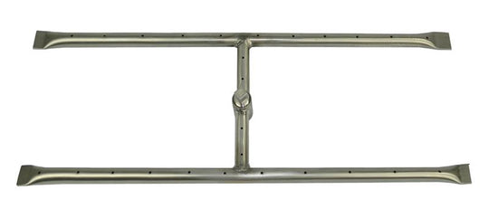 Stainless H-Burners, 6″ wide- 9 sizes available