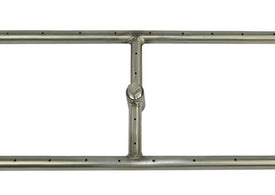 Stainless H-Burners, 6″ wide- 9 sizes available