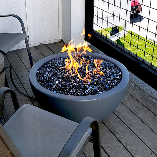 Luna Gas Fire Pit Bowl (2 sizes, 30″ or 38″)