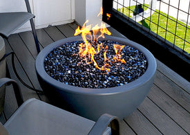 Luna Gas Fire Pit Bowl (2 sizes, 30″ or 38″)