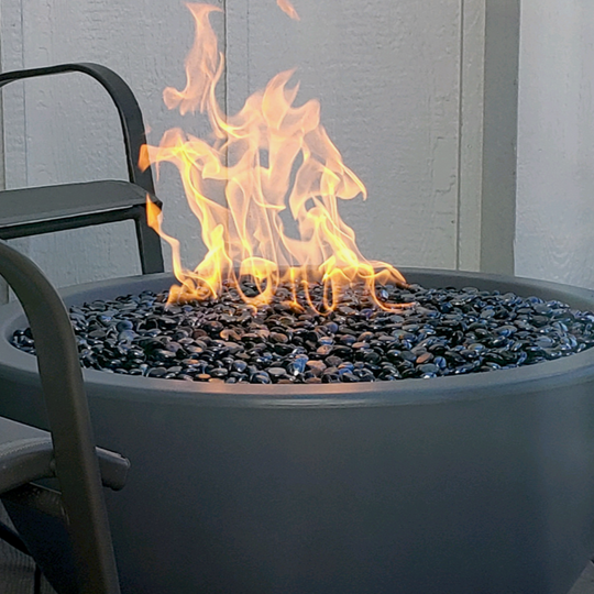 Luna Gas Fire Pit Bowl (2 sizes, 30″ or 38″)