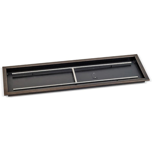 Rectangular Oil Rubbed Bronze Drop-In Pan