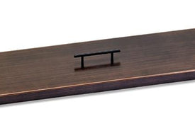 Oil Rubbed Bronze Linear Drop In Pan Covers- AFG