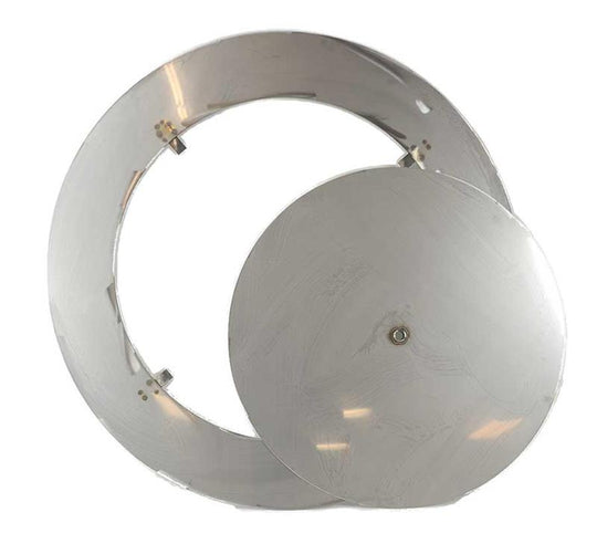 Burner Pan With Installation Collar. Stainless Steel 18-24″