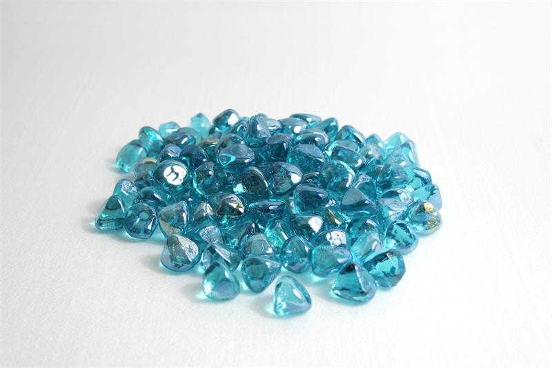 Zircon Powder Blue Luster Fire Glass