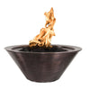Cazo Round Copper Fire Bowls- 3 sizes available