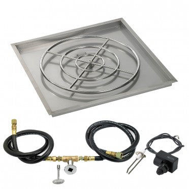 Square Drop-In Pan with Spark Ignition Kits