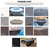 Forma Powder Coat Steel Gas Fire Pit- Square (5 sizes)