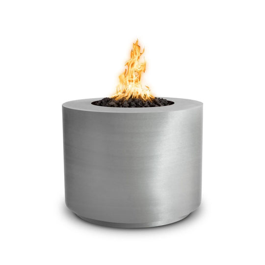 Beverly Stainless Steel Gas Fire Pit- Round (3 sizes)