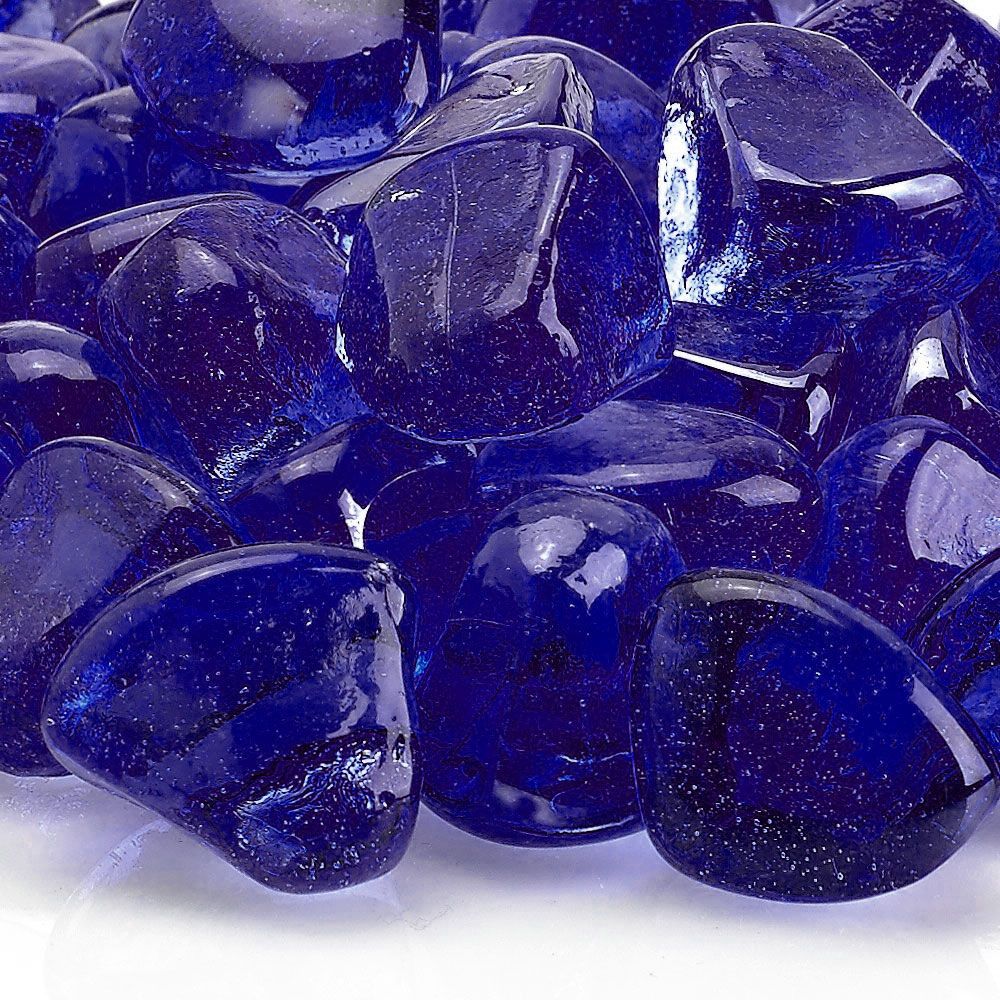 Zircon Midnight Blue Luster Fire Glass