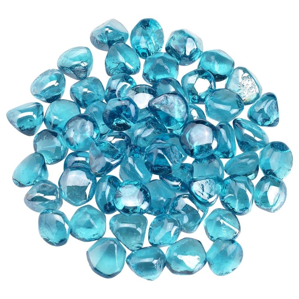 Zircon Powder Blue Luster Fire Glass